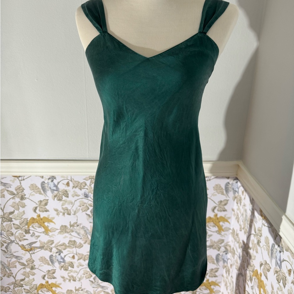 Nordstrom Silk Green Nightie